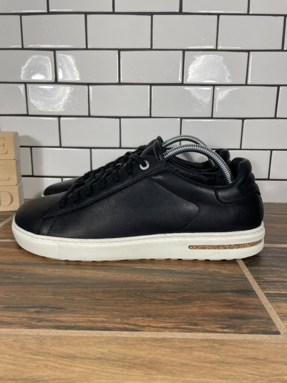 Birkenstock Bend Low Shoes Womens Size EU 42 Black Leather Casual Sneaker